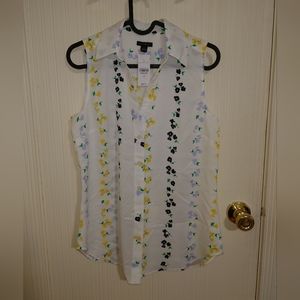 Ann Taylor XS silky shell top, NWT